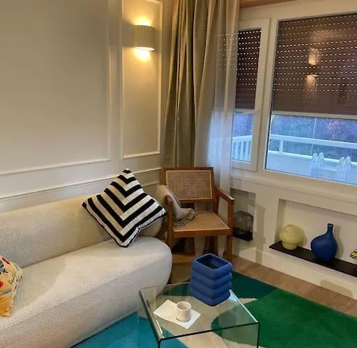Luxueux Studio Neuf-Balcon-6Min Gare-15Min Paris